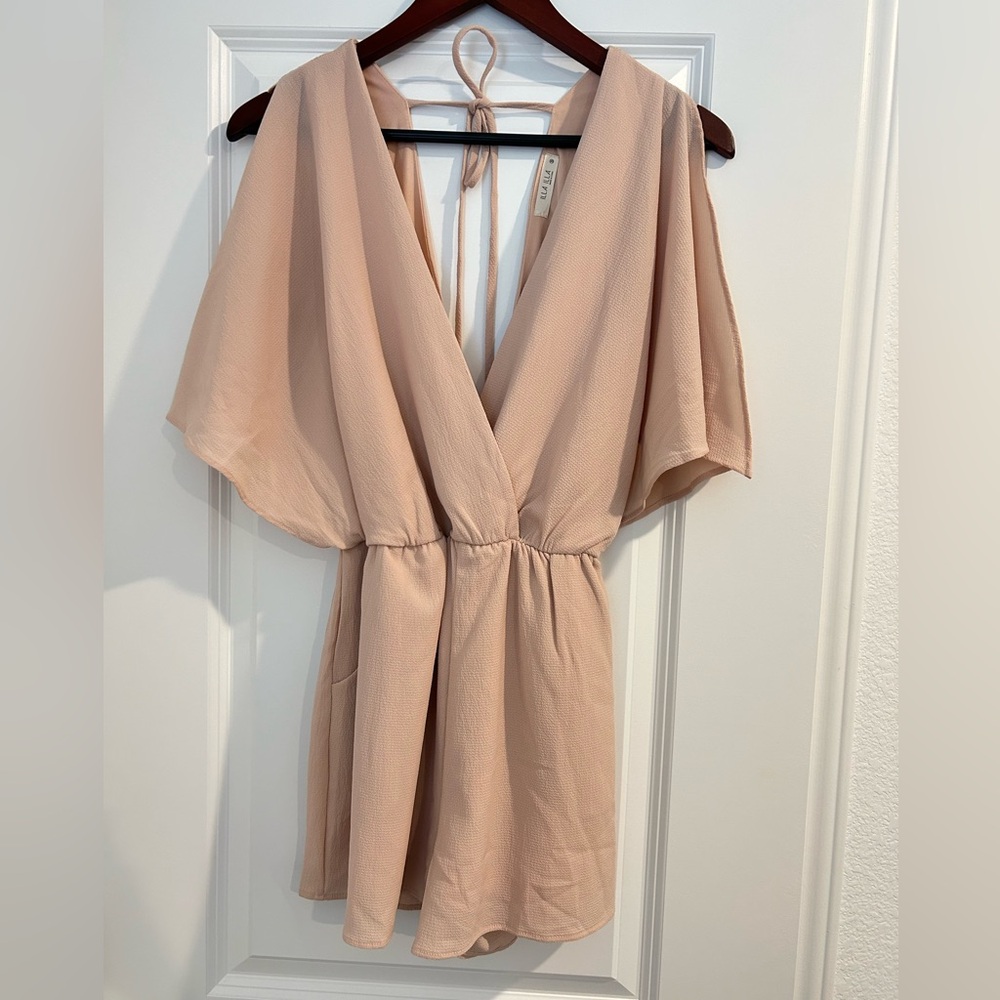 Peach Romper
